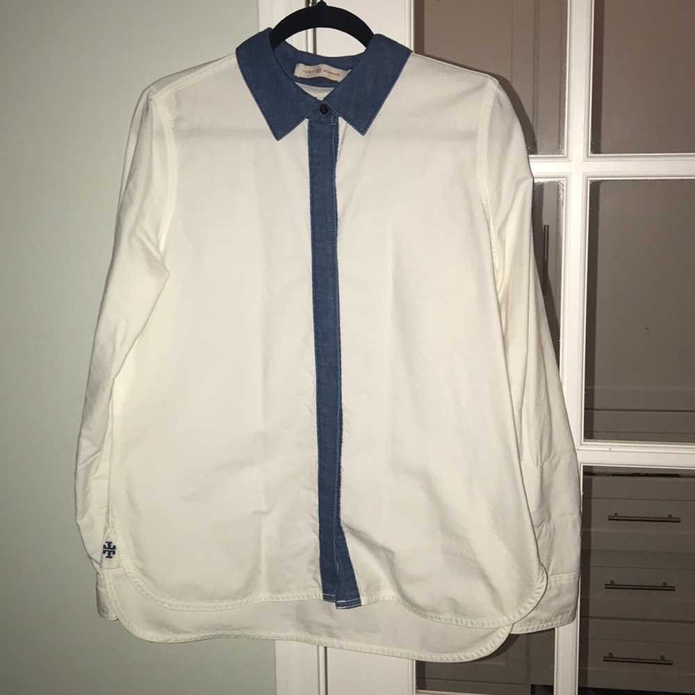 Tory Burch white button down